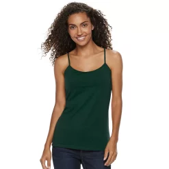 Women's Sonoma Goods For Life® Everyday Built-In Support Camisole -Sonoma Clothing Store 2433356 Brazilian Teal