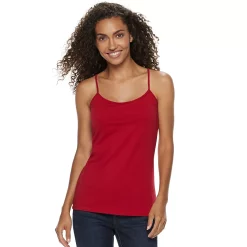 Women's Sonoma Goods For Life® Everyday Built-In Support Camisole -Sonoma Clothing Store 2433356 Cherries