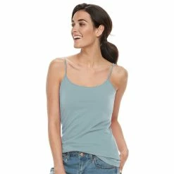 Women's Sonoma Goods For Life® Everyday Built-In Support Camisole -Sonoma Clothing Store 2433356 Hanover Blue