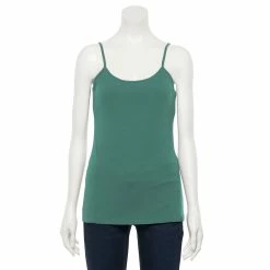 Women's Sonoma Goods For Life® Everyday Built-In Support Camisole -Sonoma Clothing Store 2433356 Light Sea Blue