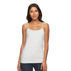 Women's Sonoma Goods For Life® Everyday Built-In Support Camisole -Sonoma Clothing Store 2433356 Moonbeam Heather