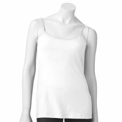 Women's Sonoma Goods For Life® Everyday Built-In Support Camisole -Sonoma Clothing Store 2433356 New White