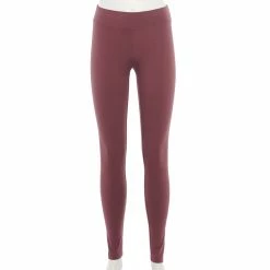 Women's Sonoma Goods For Life® Midrise Leggings -Sonoma Clothing Store 2946661 Deep Mauve