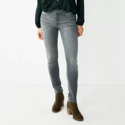 Women's Sonoma Goods For Life® Supersoft Stretch Midrise Skinny Jeans -Sonoma Clothing Store 2954787 Cellars