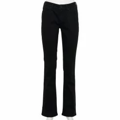 Women's Sonoma Goods For Life® Midrise Bootcut Jeans -Sonoma Clothing Store 2955090 Authentic Black