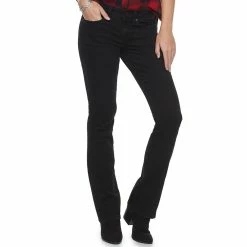 Women's Sonoma Goods For Life® Midrise Bootcut Jeans -Sonoma Clothing Store 2955090 Black