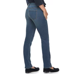 Women's Sonoma Goods For Life® Supersoft Midrise Straight-Leg Jeans -Sonoma Clothing Store 3022856 ALT