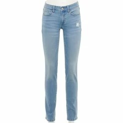 Women's Sonoma Goods For Life® Supersoft Midrise Straight-Leg Jeans -Sonoma Clothing Store 3022856 Light Wash
