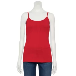 Women's Sonoma Goods For Life® Everyday Camisole -Sonoma Clothing Store 3223700 Red