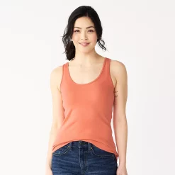 Women's Sonoma Goods For Life® Layering Tank 78 Women's Sonoma Goods For Life® Layering Tank -Sonoma Clothing Store 3381138 Dark Peach