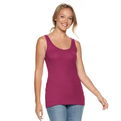 Women's Sonoma Goods For Life® Layering Tank 84 Women's Sonoma Goods For Life® Layering Tank -Sonoma Clothing Store 3381138 Dark Pink