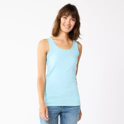 Women's Sonoma Goods For Life® Layering Tank 83 Women's Sonoma Goods For Life® Layering Tank -Sonoma Clothing Store 3381138 Light Sky Blue