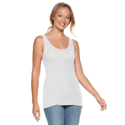 Women's Sonoma Goods For Life® Layering Tank 57 Women's Sonoma Goods For Life® Layering Tank -Sonoma Clothing Store 3381138 New White