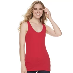 Women's Sonoma Goods For Life® Layering Tank 97 Women's Sonoma Goods For Life® Layering Tank -Sonoma Clothing Store 3381138 Valentine Red