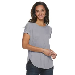 Women's Sonoma Goods For Life® Supersoft Dolman Tunic 22 Women's Sonoma Goods For Life® Supersoft Dolman Tunic -Sonoma Clothing Store 3509904 Gray Purple