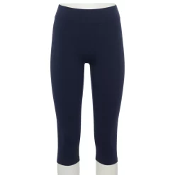 Women's Sonoma Goods For Life® Wide-Waist Capri Leggings -Sonoma Clothing Store 3584124 Navy