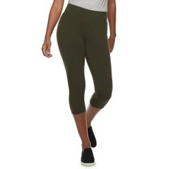 Women's Sonoma Goods For Life® Wide-Waist Capri Leggings -Sonoma Clothing Store 3584124 Pine Ridge