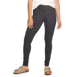 Petite Sonoma Goods For Life® Essential Leggings 17 Petite Sonoma Goods For Life® Essential Leggings -Sonoma Clothing Store 3587570 Gray Geo Floral