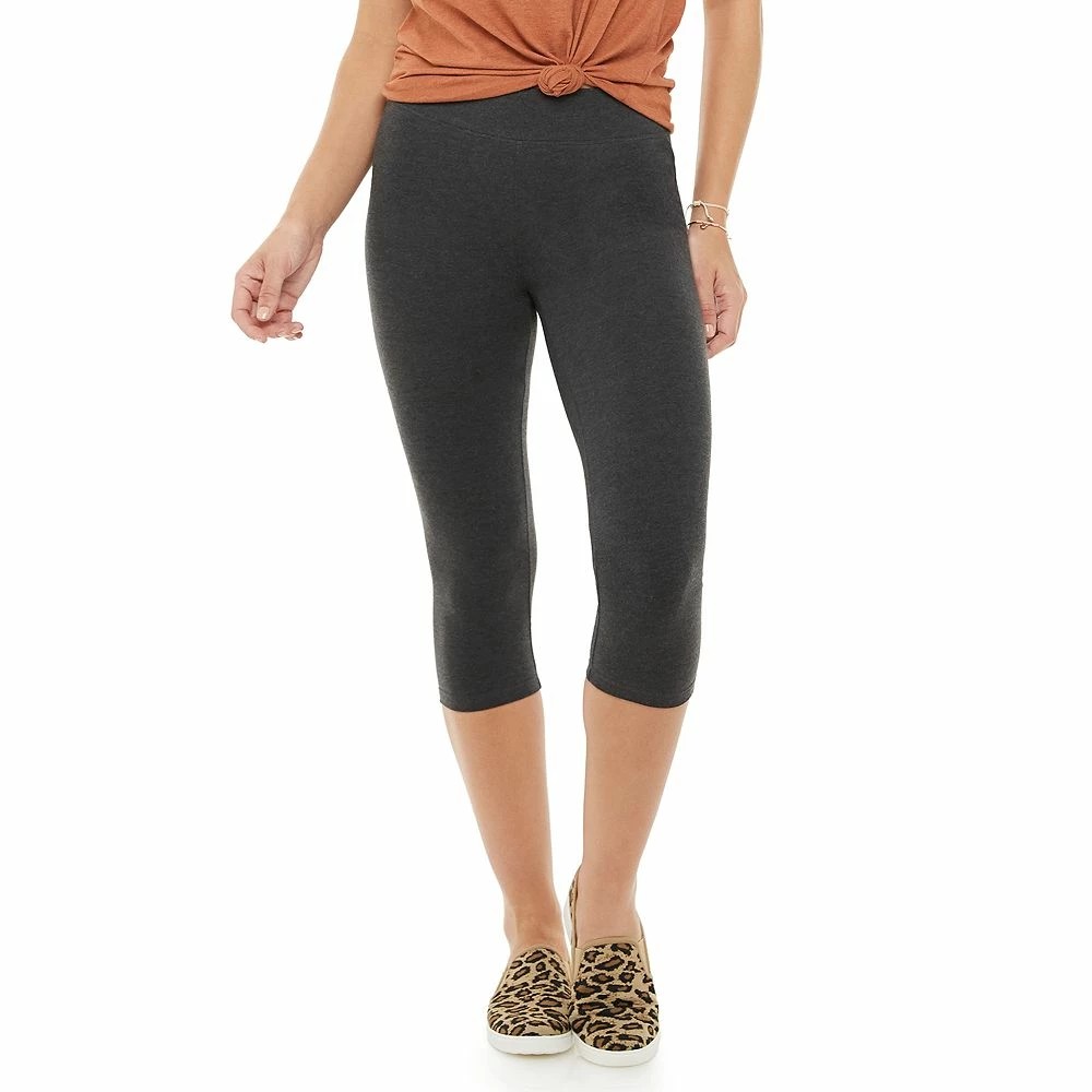 Petite Sonoma Goods For Life® Wide-Waist Capri Leggings 9 Petite Sonoma Goods For Life® Wide-Waist Capri Leggings - Image 7