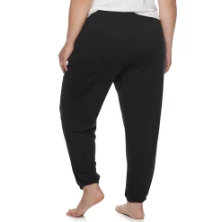 Plus Size Sonoma Goods For Life® Elastic Hem Essential Pajama Pants -Sonoma Clothing Store 3671959 ALT