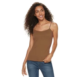 Petite Sonoma Goods For Life™ Everyday Camisole -Sonoma Clothing Store 3687455 Chestnut Brown