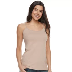 Petite Sonoma Goods For Life™ Everyday Camisole -Sonoma Clothing Store 3687455 Dapper Tan
