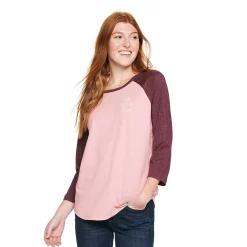 Women's Sonoma Goods For Life® Baseball Tee 14 Women's Sonoma Goods For Life® Baseball Tee -Sonoma Clothing Store 4008826 Plum Oh What Fun