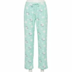 Women's Sonoma Goods For Life® Cozy Pajama Pants -Sonoma Clothing Store 4211999 Aqua Sheep