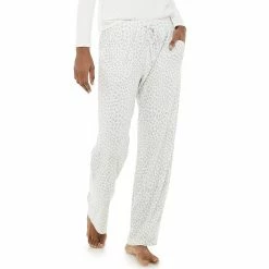 Women's Sonoma Goods For Life® Cozy Pajama Pants -Sonoma Clothing Store 4211999 Neutral Leopard