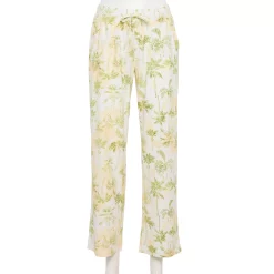 Women's Sonoma Goods For Life® Cozy Pajama Pants -Sonoma Clothing Store 4211999 Peach Palm Jungle