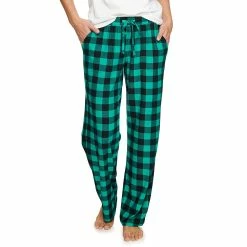 Women's Sonoma Goods For Life® Cozy Pajama Pants -Sonoma Clothing Store 4211999 Teal Mini Buffalo