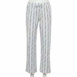 Women's Sonoma Goods For Life® Cozy Pajama Pants -Sonoma Clothing Store 4211999 White Stripe