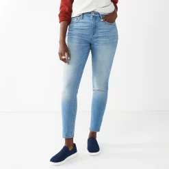 Women's Sonoma Goods For Life® Curvy High-Waisted Skinny Jeans -Sonoma Clothing Store 4342530 Mariano