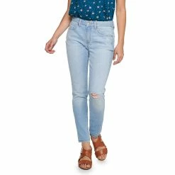 Women's Sonoma Goods For Life® Curvy High-Waisted Skinny Jeans -Sonoma Clothing Store 4342530 Meadowlark