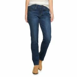Women's Sonoma Goods For Life® Straight-Leg High-Waisted Curvy Jeans 15 Women's Sonoma Goods For Life® Straight-Leg High-Waisted Curvy Jeans -Sonoma Clothing Store 4380113 Eastin