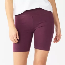 Women's Sonoma Goods For Life® High-Waist Bike Shorts 30 Women's Sonoma Goods For Life® High-Waist Bike Shorts -Sonoma Clothing Store 4910074 Plum Prune