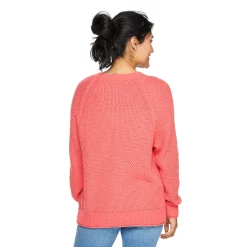 Women's Sonoma Goods For Life® All Over Stitch Crewneck Sweater -Sonoma Clothing Store 4923526 ALT