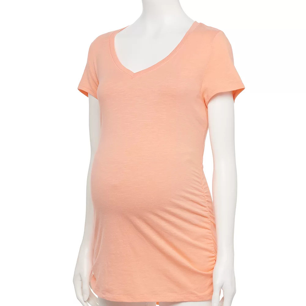 Maternity Sonoma Goods For Life® Essential V-Neck Tee 6 Maternity Sonoma Goods For Life® Essential V-Neck Tee - Image 4