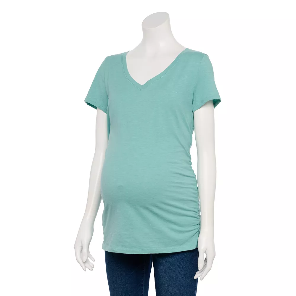 Maternity Sonoma Goods For Life® Essential V-Neck Tee 38 Maternity Sonoma Goods For Life® Essential V-Neck Tee - Image 36