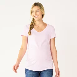 Maternity Sonoma Goods For Life® Essential V-Neck Tee 47 Maternity Sonoma Goods For Life® Essential V-Neck Tee -Sonoma Clothing Store 4980526 Lilac