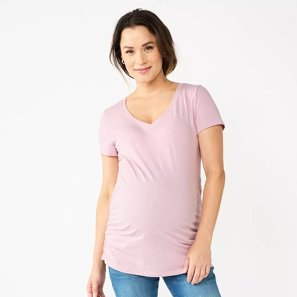 Maternity Sonoma Goods For Life® Essential V-Neck Tee 26 Maternity Sonoma Goods For Life® Essential V-Neck Tee - Image 24
