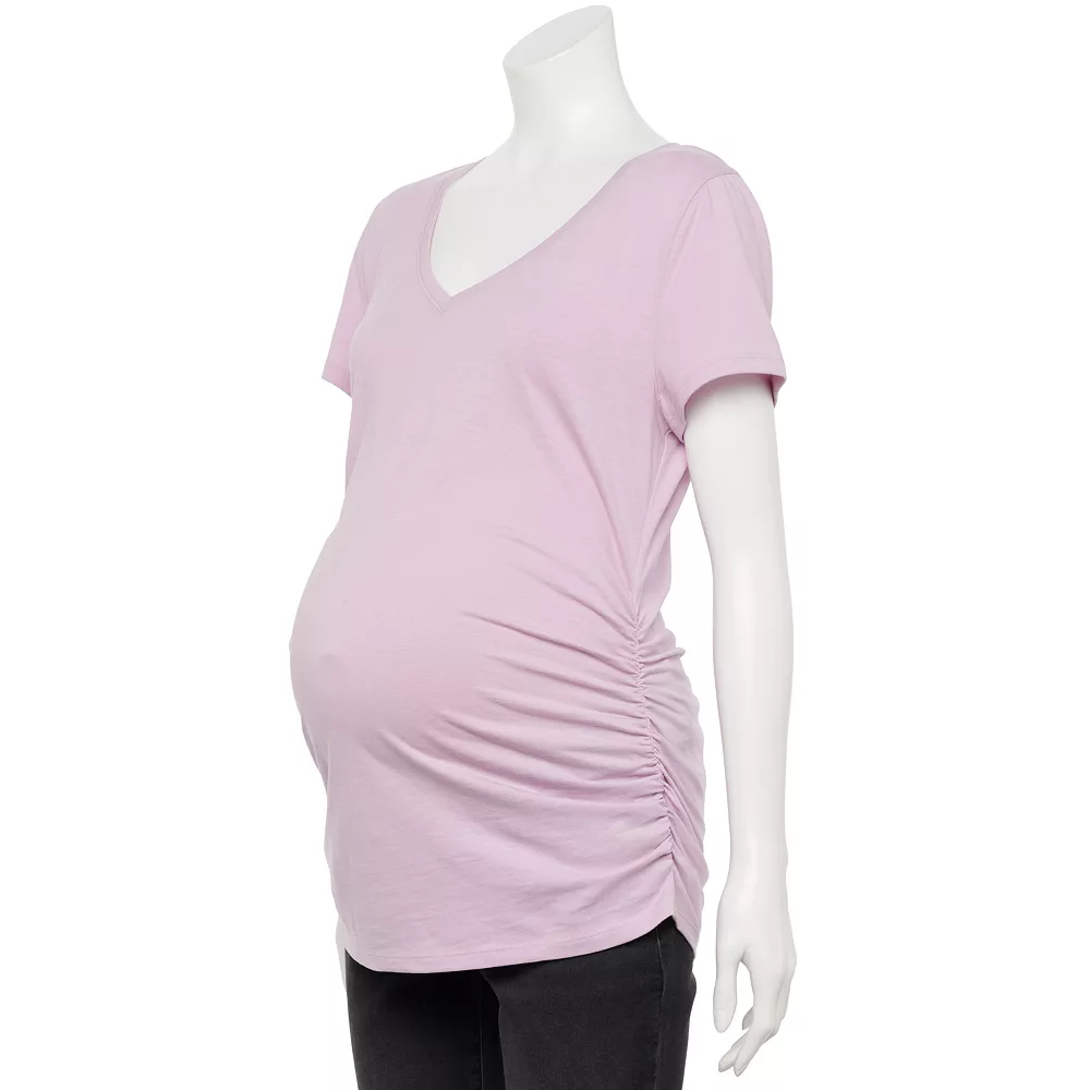 Maternity Sonoma Goods For Life® Essential V-Neck Tee 3 Maternity Sonoma Goods For Life® Essential V-Neck Tee