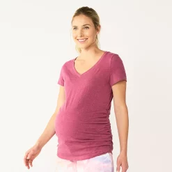 Maternity Sonoma Goods For Life® Essential V-Neck Tee 64 Maternity Sonoma Goods For Life® Essential V-Neck Tee -Sonoma Clothing Store 4980526 Mauve