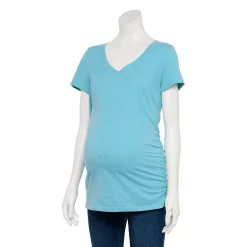Maternity Sonoma Goods For Life® Essential V-Neck Tee 54 Maternity Sonoma Goods For Life® Essential V-Neck Tee -Sonoma Clothing Store 4980526 Medium Blue