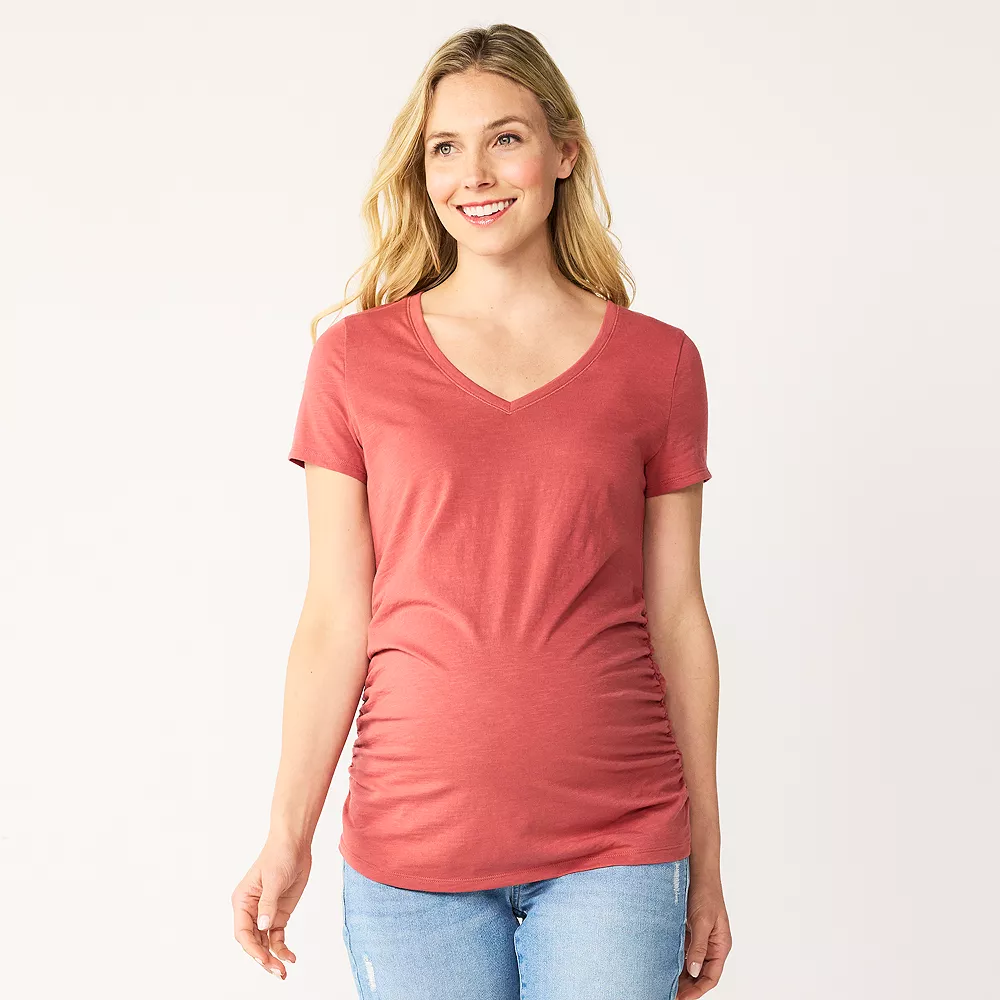 Maternity Sonoma Goods For Life® Essential V-Neck Tee 15 Maternity Sonoma Goods For Life® Essential V-Neck Tee - Image 13
