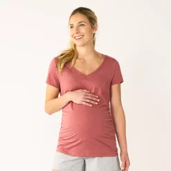 Maternity Sonoma Goods For Life® Essential V-Neck Tee 71 Maternity Sonoma Goods For Life® Essential V-Neck Tee -Sonoma Clothing Store 4980526 Shabby Mauve