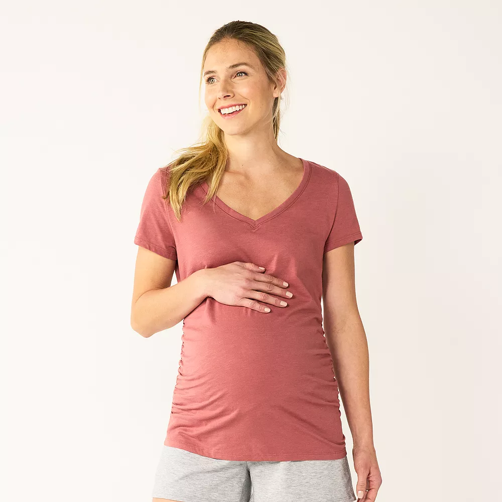 Maternity Sonoma Goods For Life® Essential V-Neck Tee 31 Maternity Sonoma Goods For Life® Essential V-Neck Tee - Image 29