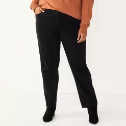 Plus Size Sonoma Goods For Life® Premium Mid-Rise Curvy Straight-Leg Jeans -Sonoma Clothing Store 4989903 Park