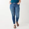 Plus Size Sonoma Goods For Life® Premium Mid-Rise Curvy Straight-Leg Jeans -Sonoma Clothing Store 4989903 Summit