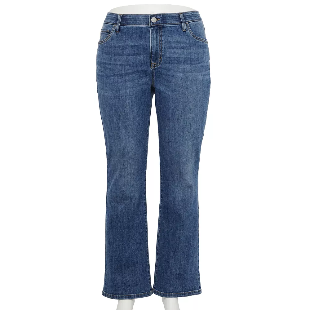 Plus Size Sonoma Goods For Life® Elastic-Waist Curvy Mid-Rise Bootcut Jeans 4 Plus Size Sonoma Goods For Life® Elastic-Waist Curvy Mid-Rise Bootcut Jeans - Image 2